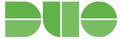 Green Bulky Logo Named "DUO"