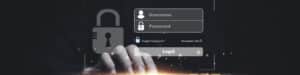 Black Background with Username and Password